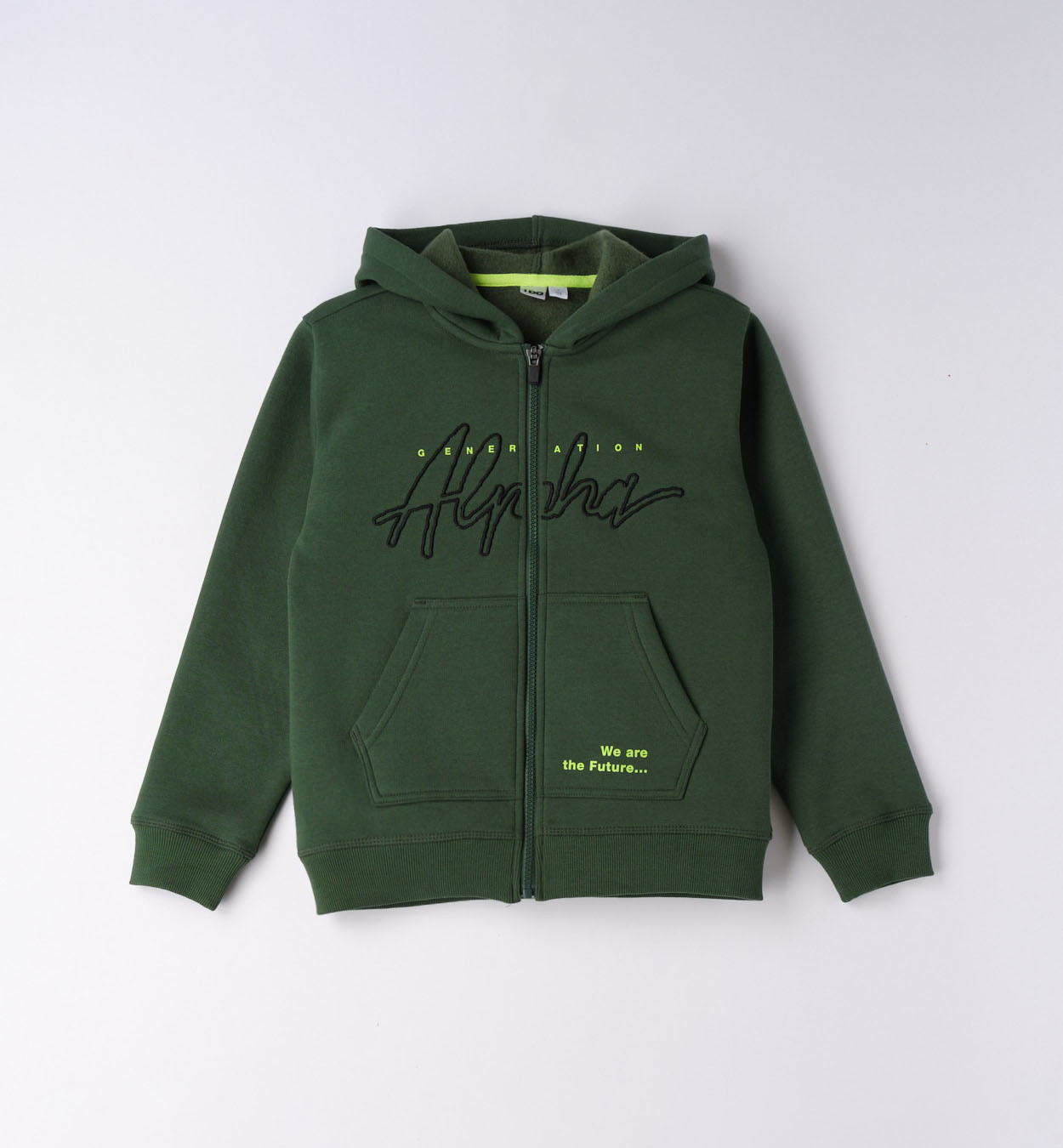 iDo – Felpa ragazzino con zip e cappuccio