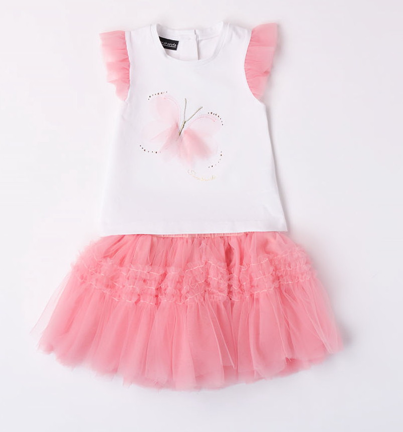 Sarabanda – Completo estivo bimba con gonna tulle