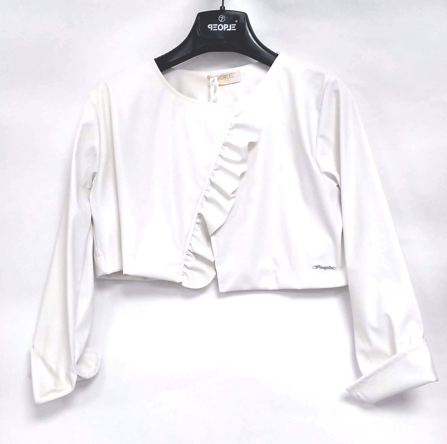 People – Giacchina scaldacuore per ragazzina in ecopelle