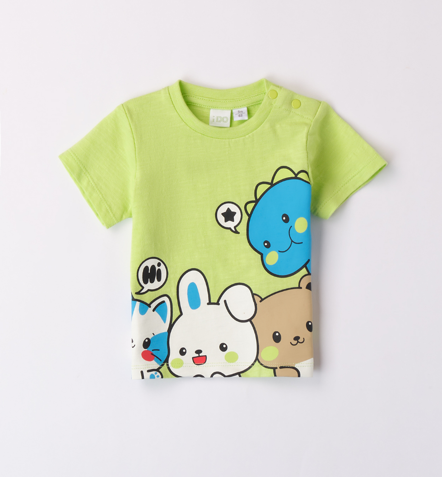iDO – T-shirt cotone baby maschio mezza manica