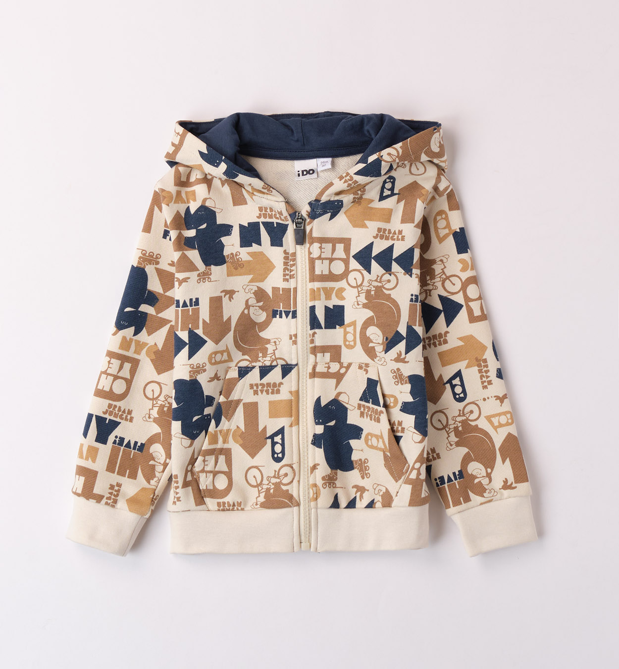 iDO – Felpa bimbo in felpa garzata leggera