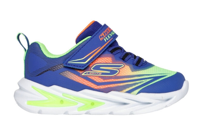 Skechers – Sneaker baby con velcro modello “Flex-glow ultra” con luci