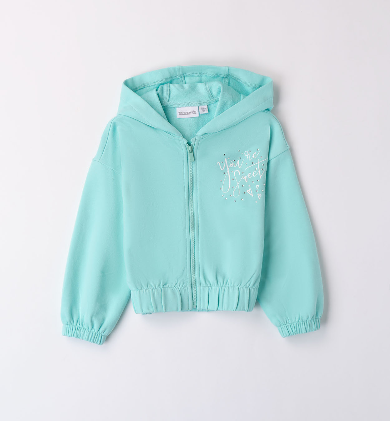 Sarabanda – Felpa bimba in felpa garzata primaverile