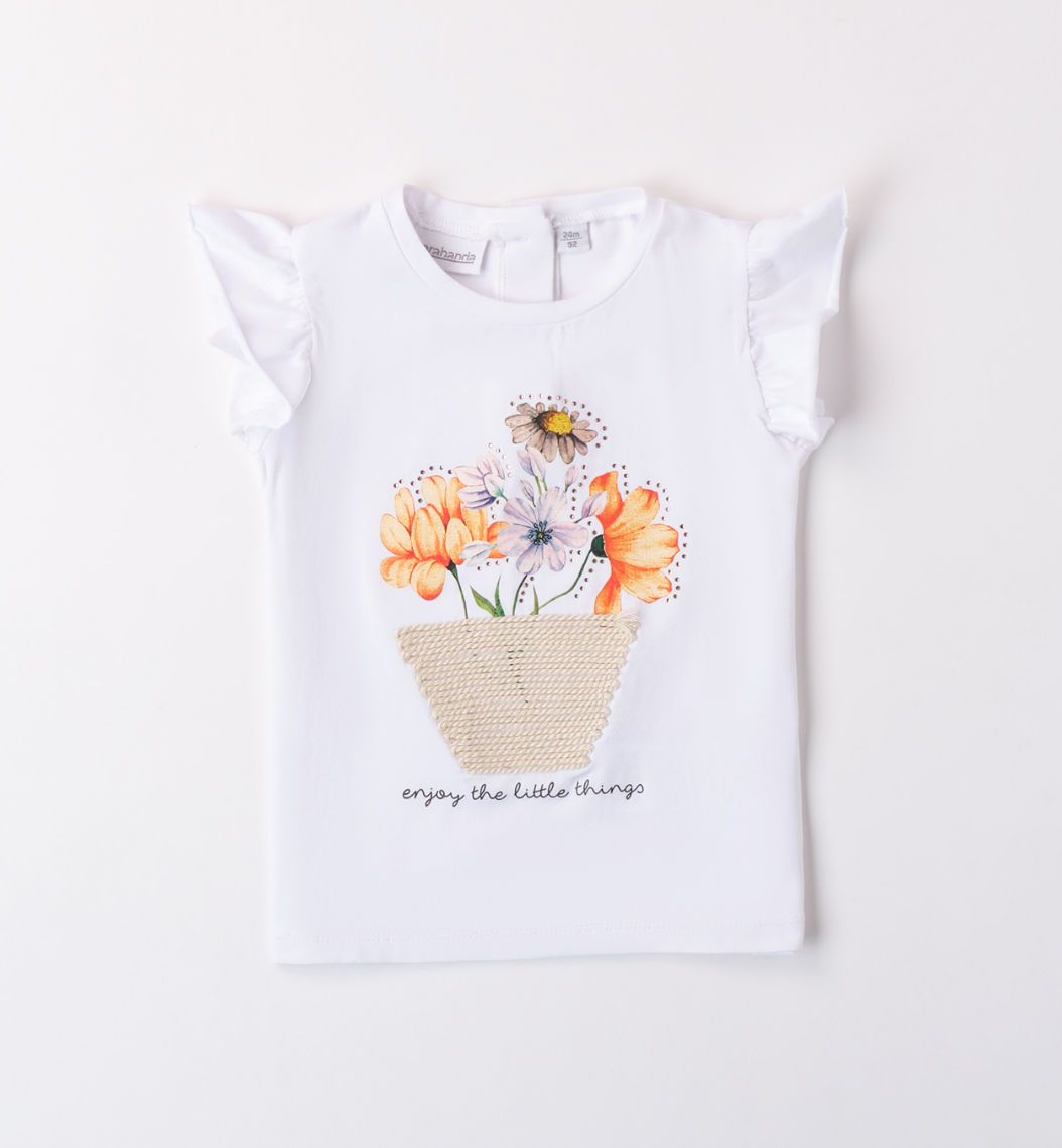 Sarabanda – T-shirt bimba cotone mezza manica