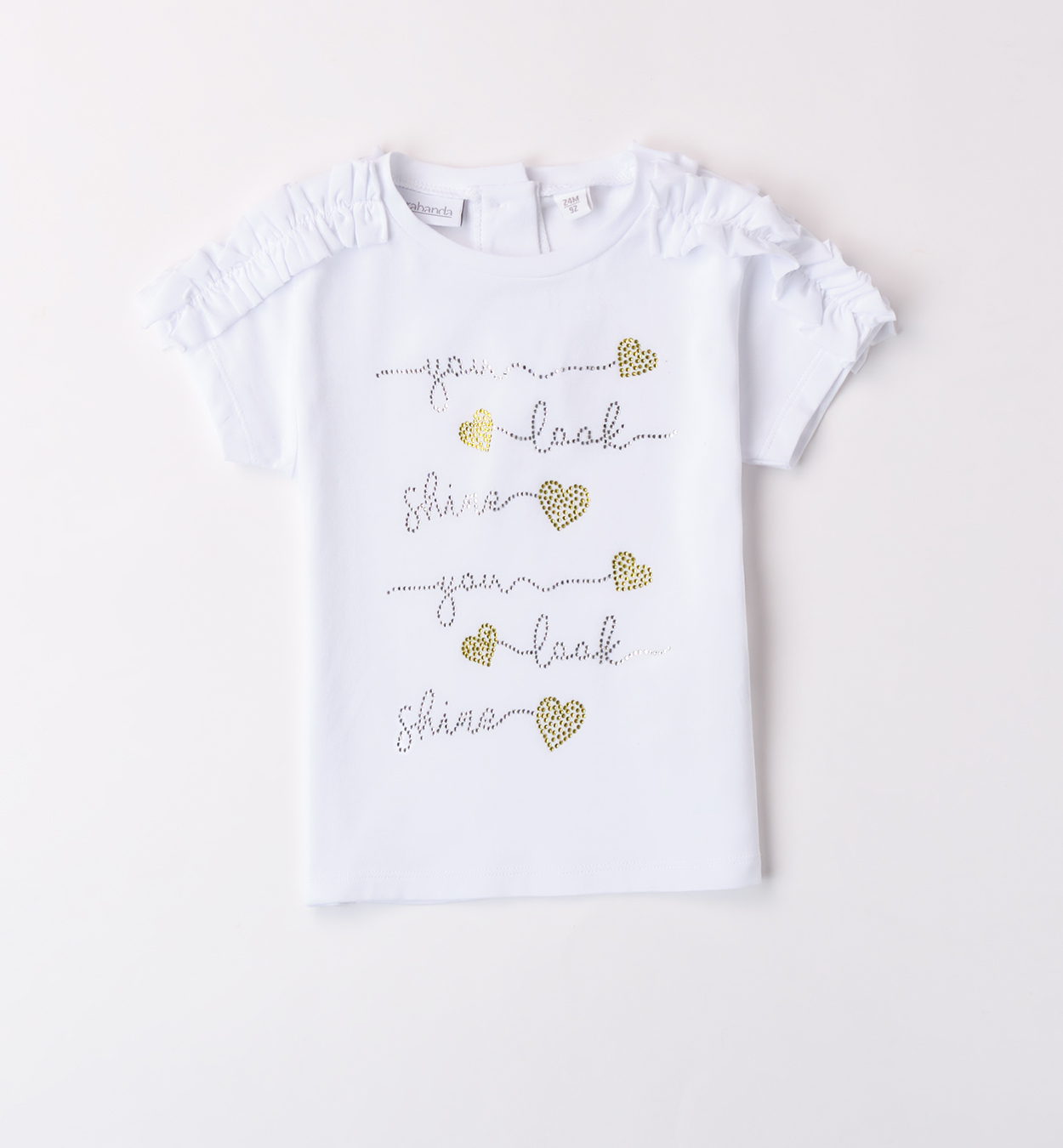 Sarabanda – T-shirt bimba cotone mezza manica