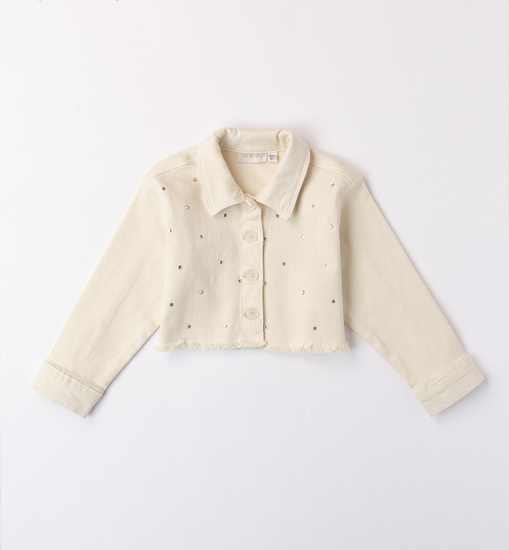 Sarabanda – Giubbino bimba in twill stretch