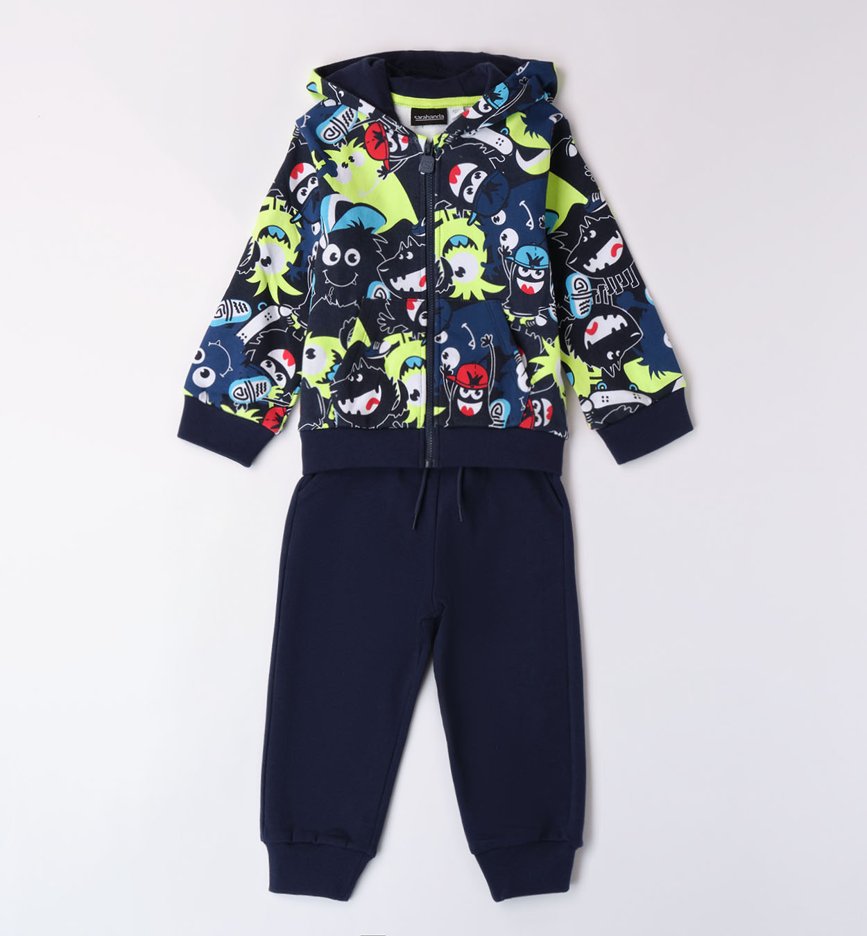 Sarabanda – Tuta bimbo primaverile in felpa garzata leggera