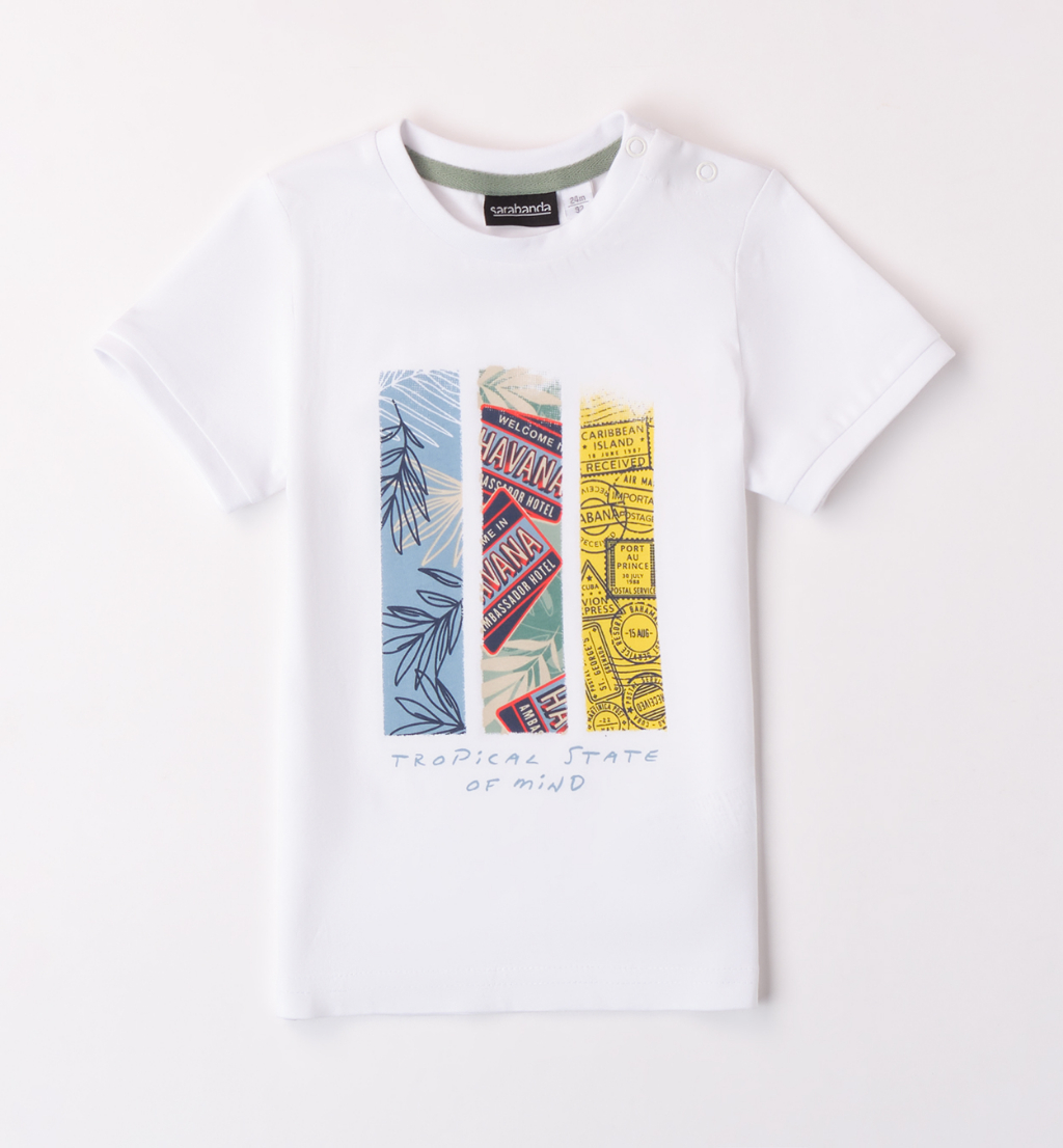 Sarabanda – T-shirt bimbo cotone mezza manica