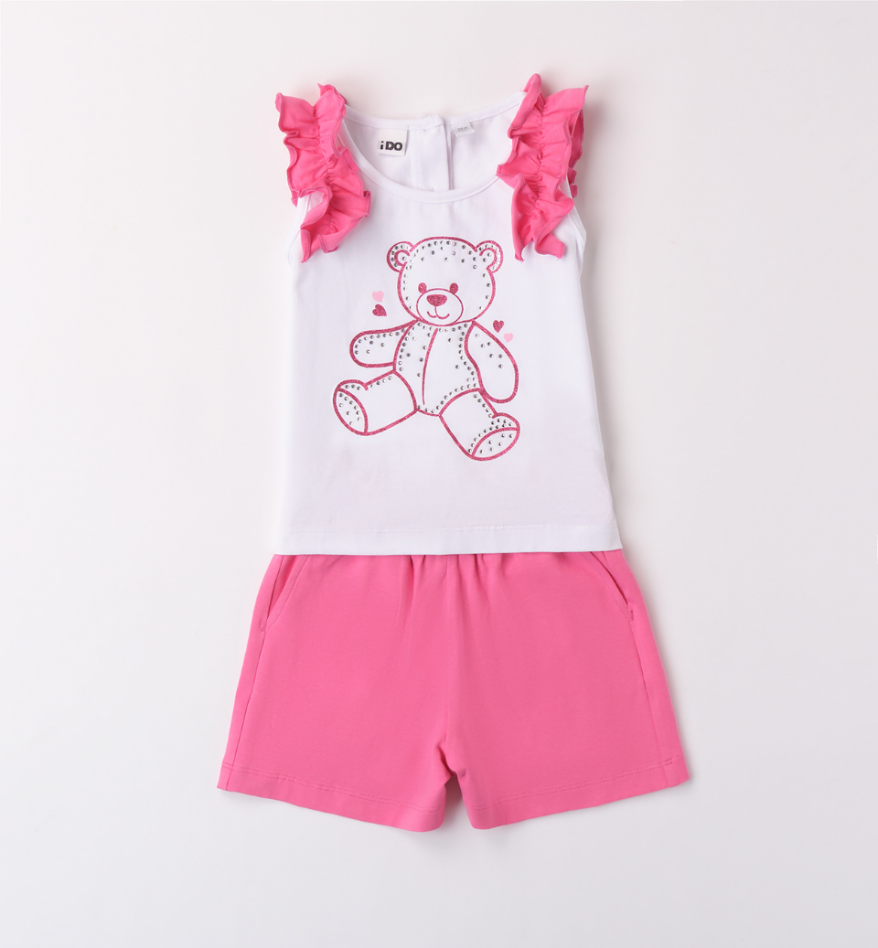 iDO – Completo bimba estivo in cotone
