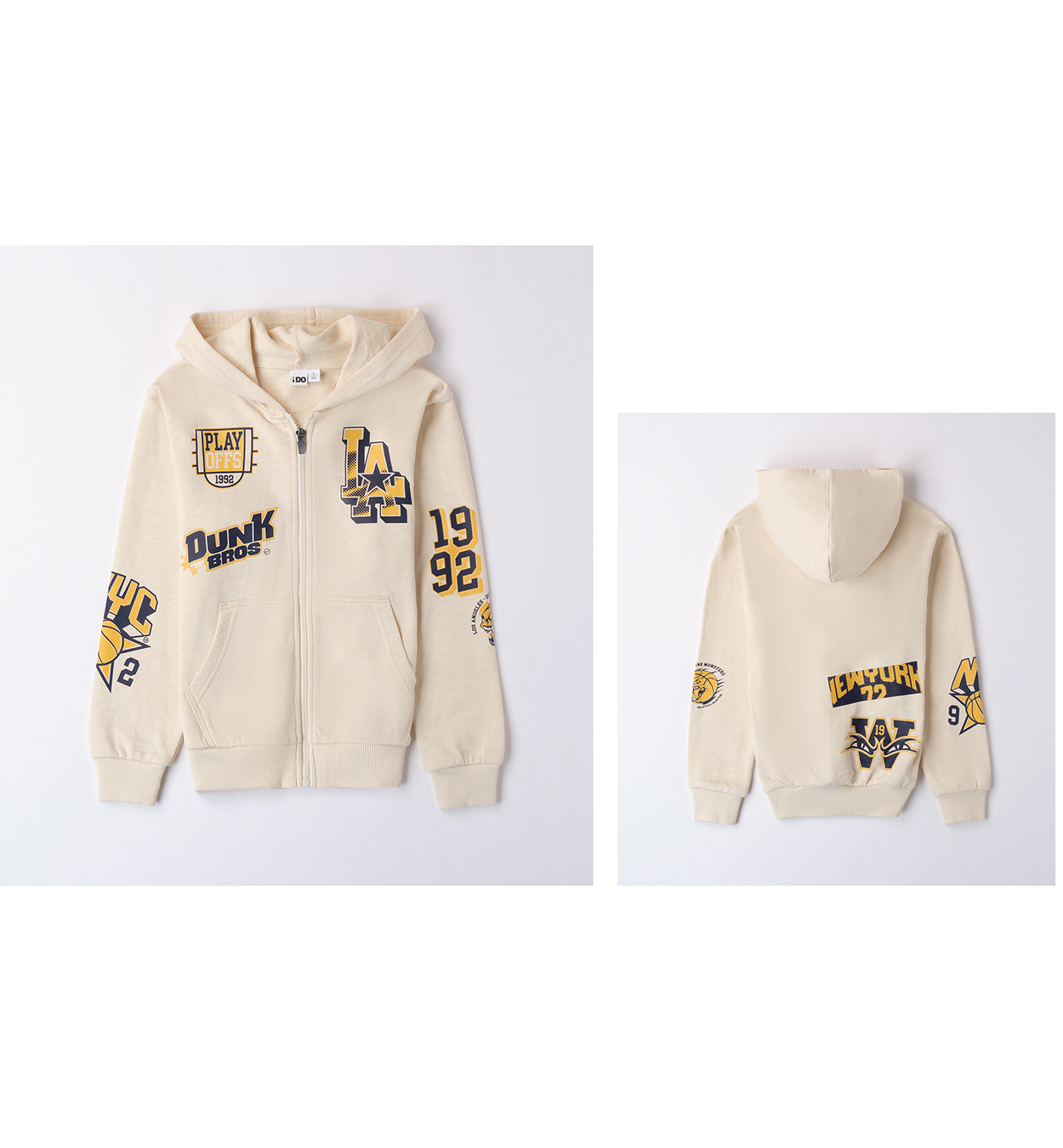 iDO – Felpa ragazzino primaverile in felpa garzata leggera