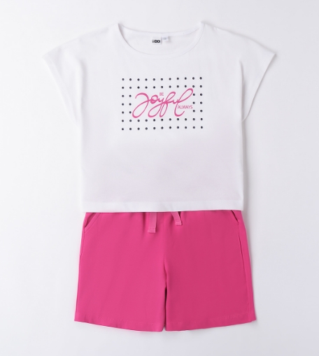 iDO – Completo ragazzina estivo in cotone