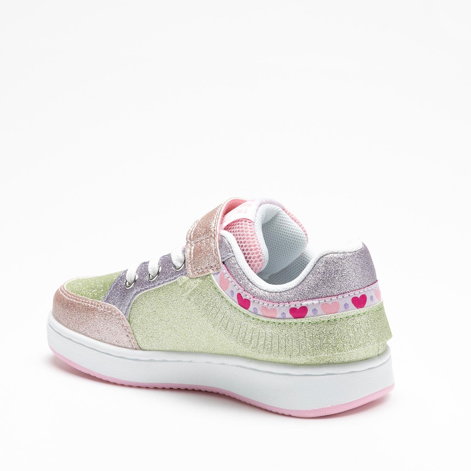 Lelli Kelly – Tennis bimba con velcro modello “Frangetta mix Pan di zucchero” - immagine 3