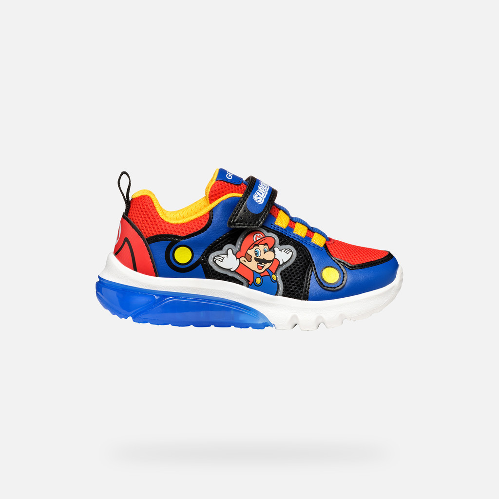 Geox – Tennis velcro bimbo “Super Mario” con luci