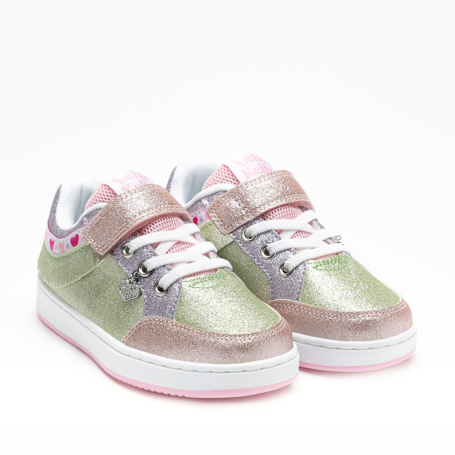 Lelli Kelly – Tennis bimba con velcro modello “Frangetta mix Pan di zucchero” - immagine 4
