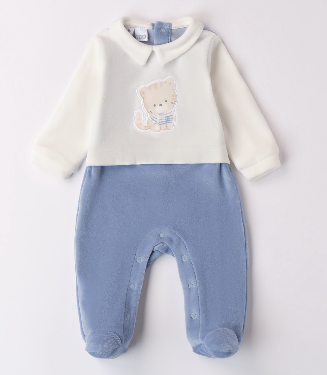 iDO – Tutina neonato in ciniglia