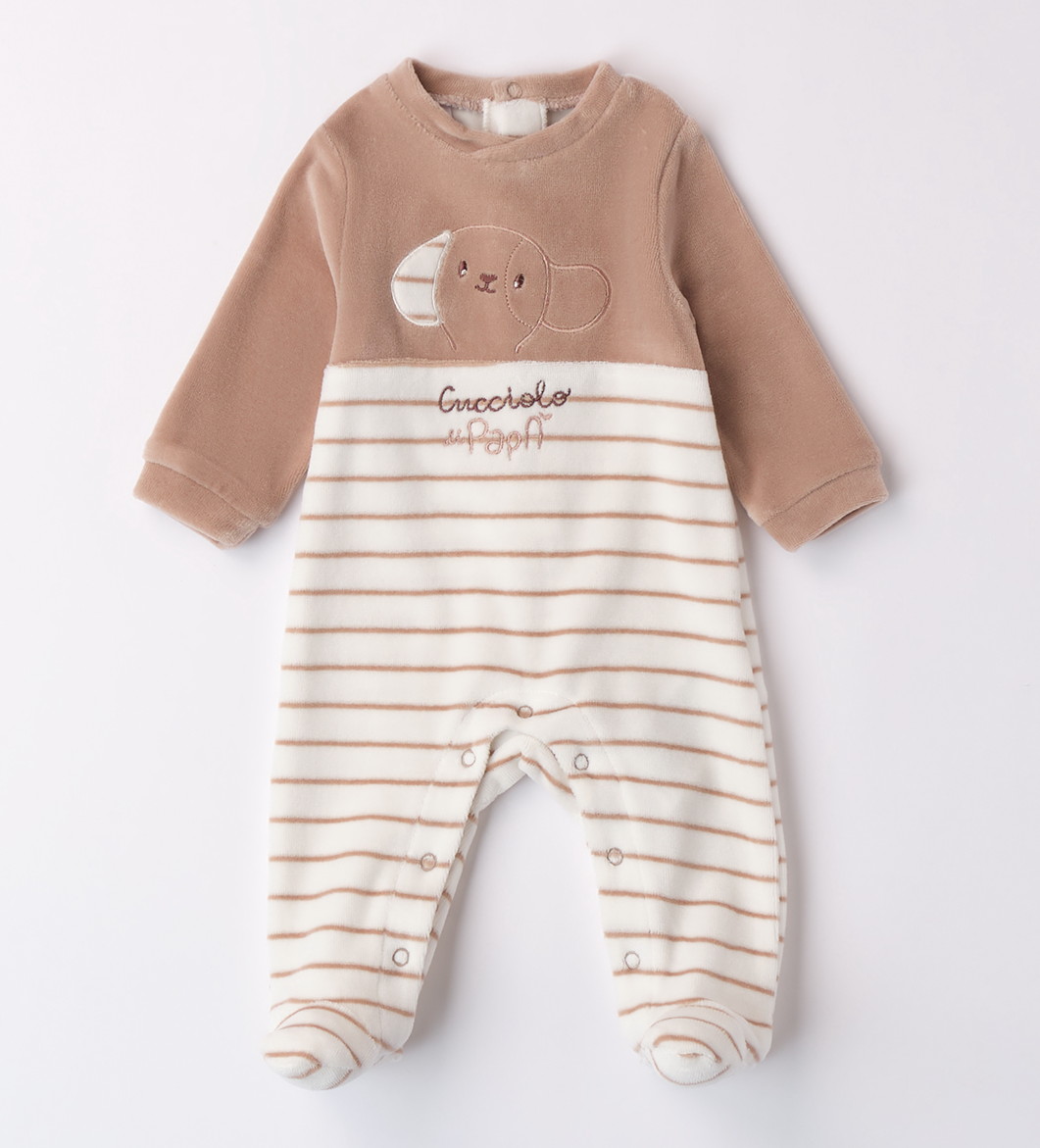 iDO – Tutina neonato in ciniglia