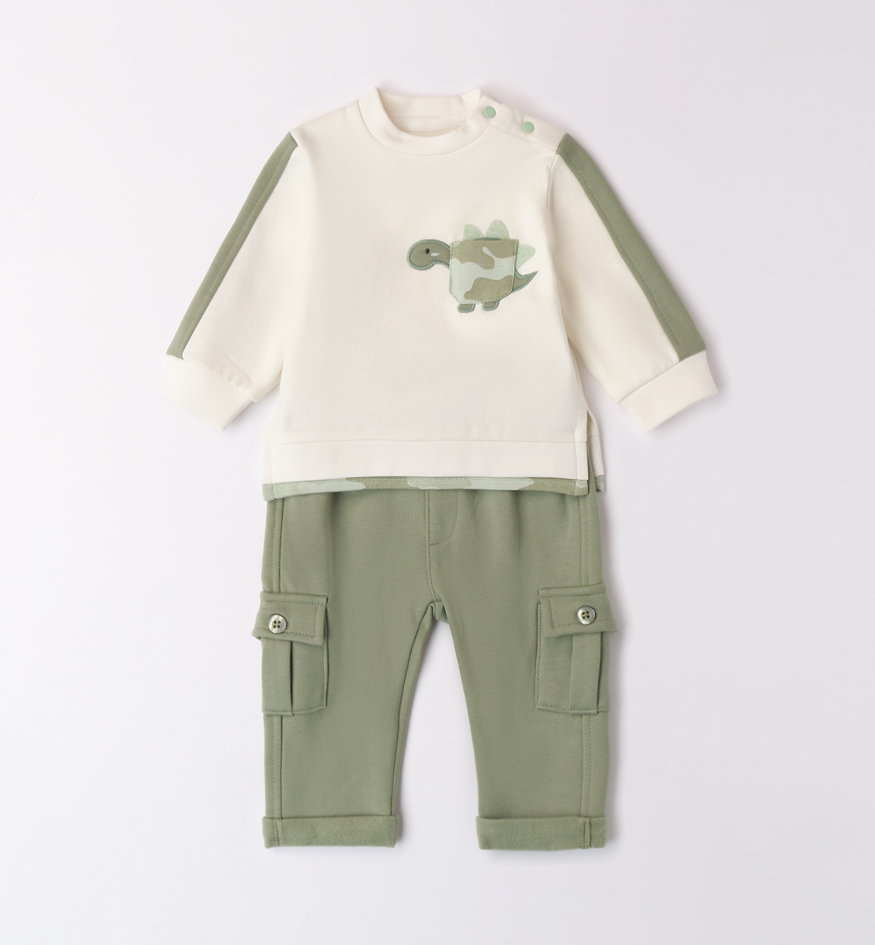 iDO – Tuta baby maschio in felpa