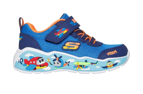 Skechers – Sneaker baby con velcro modello “Playscene”