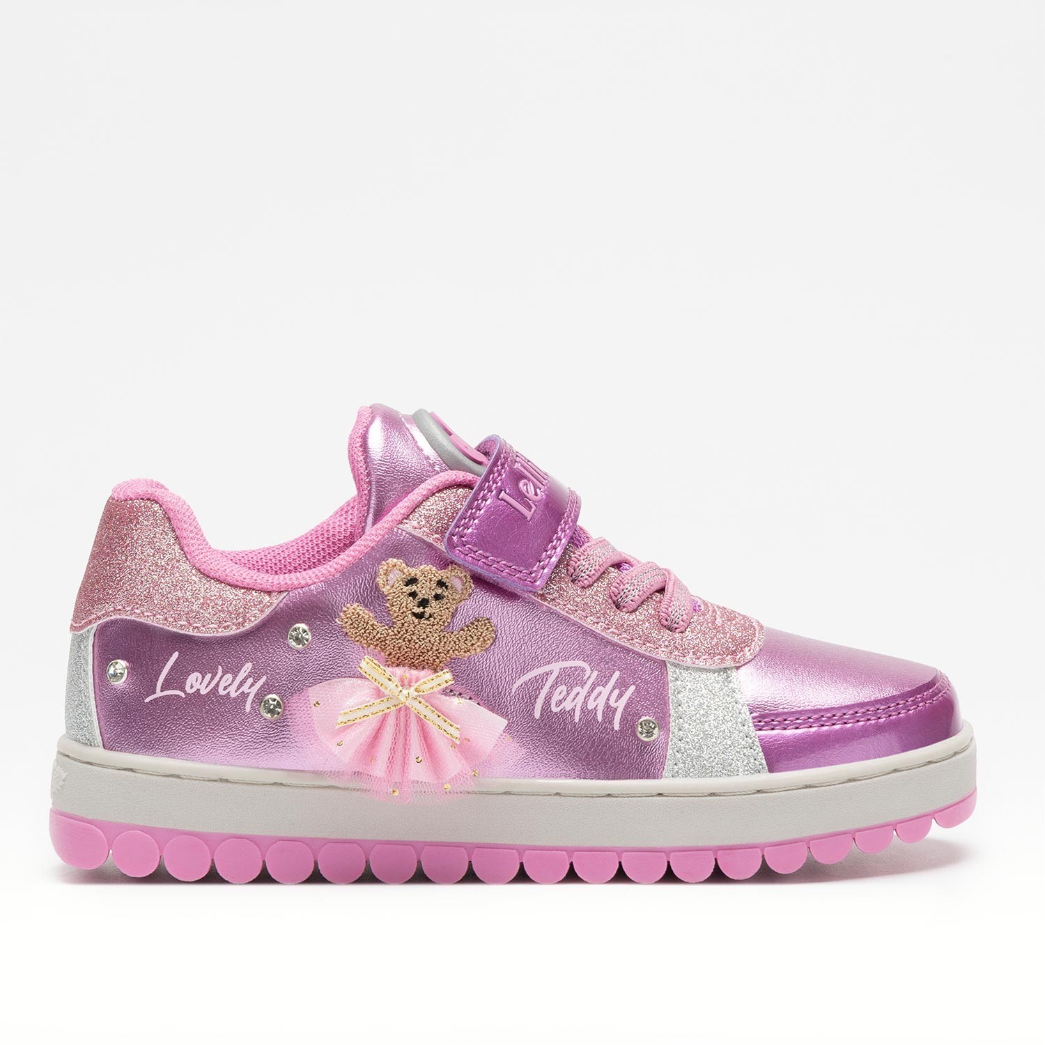 Lelli Kelly – Tennis bimba con velcro modello “Mille stelle Rolly Solly” con luci e musica