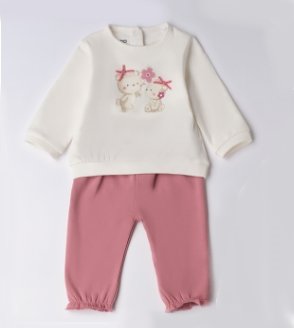 iDO – Tuta baby femmina in felpa