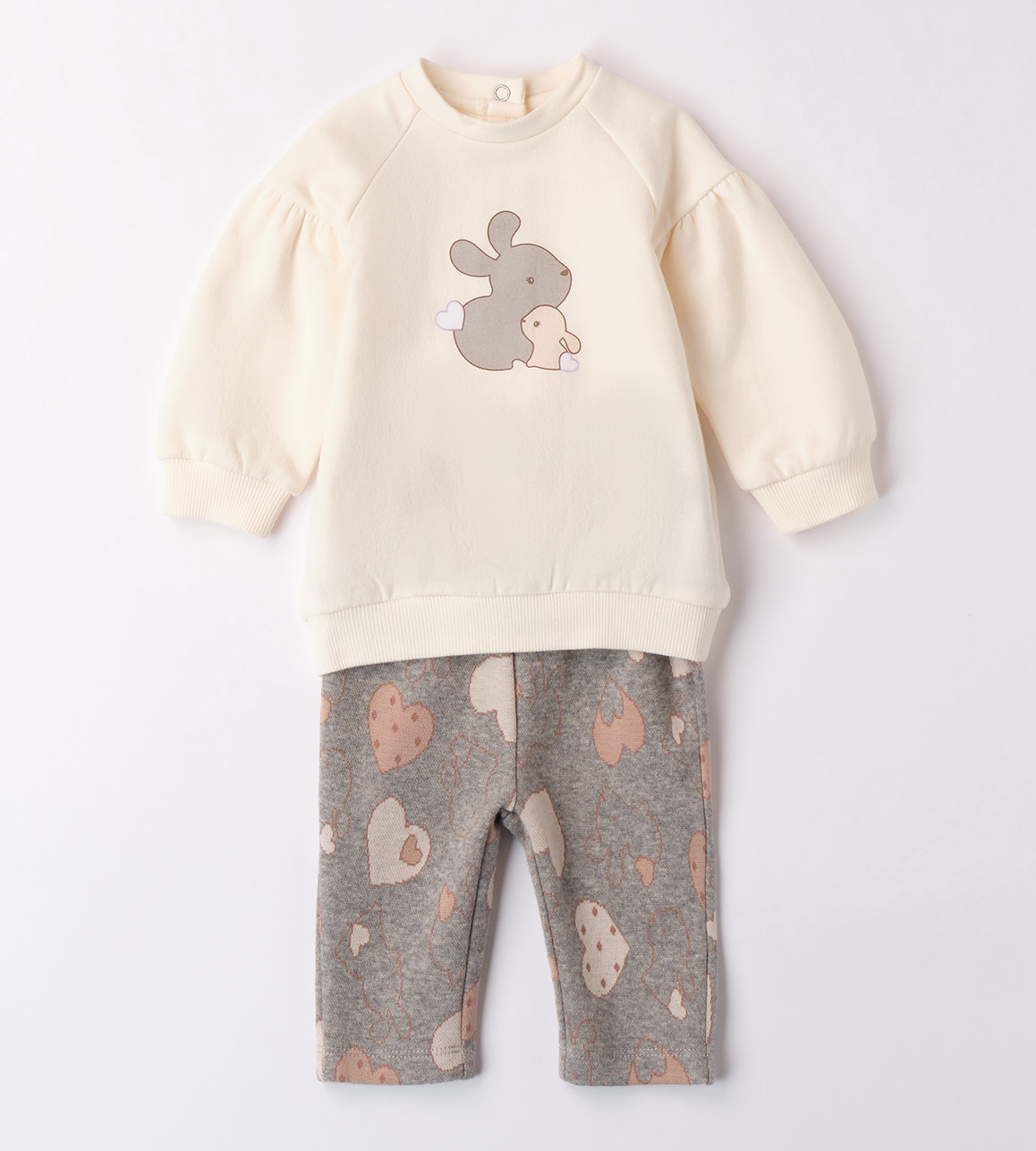 iDO – Completo baby femmina in felpa