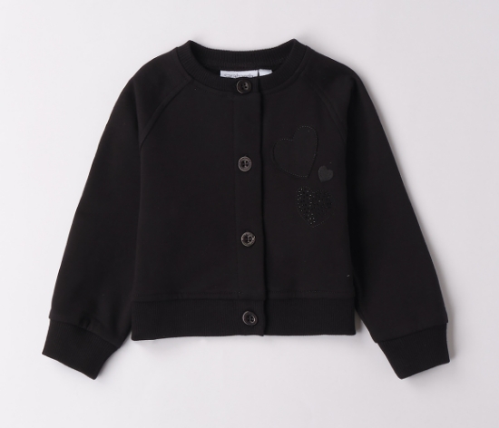 Sarabanda – Cardigan bimba in felpa