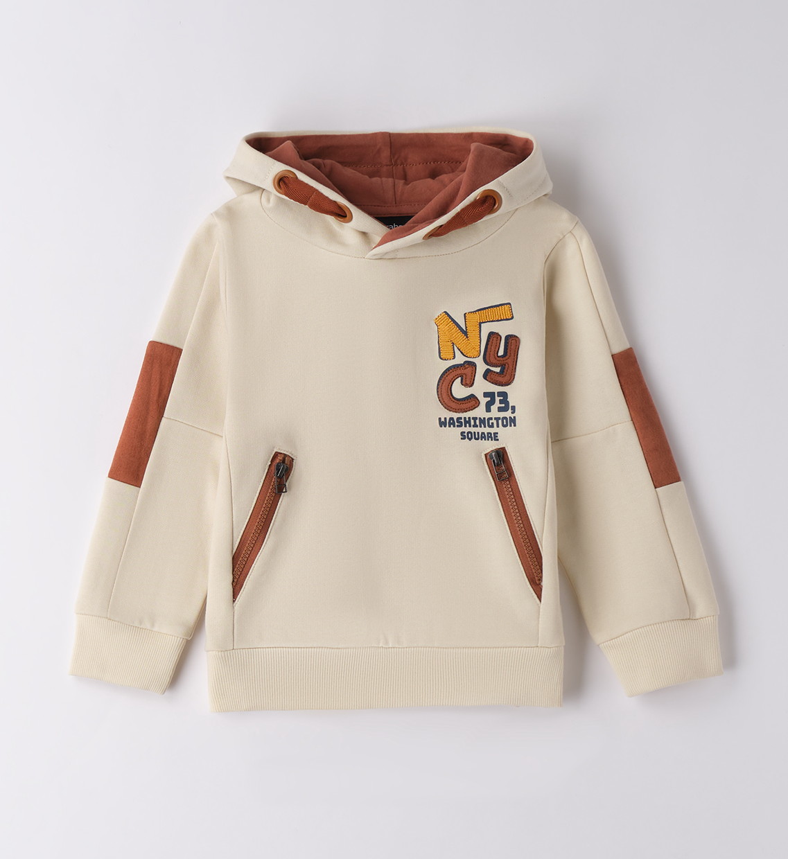 Sarabanda – Felpa bimbo girocollo con cappuccio