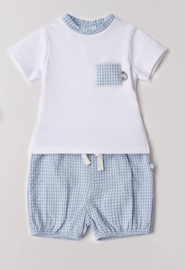 iDO &ndash; Completo baby maschio estivo in cotone