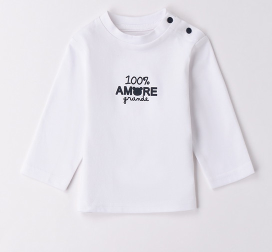 iDO – T-shirt cotone baby maschio manica lunga