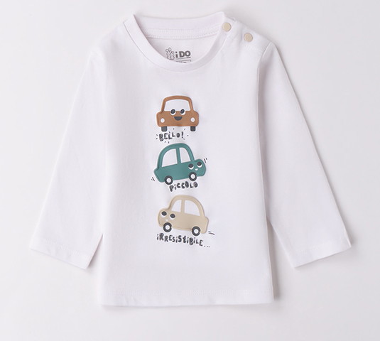 iDO &ndash; T-shirt cotone baby maschio manica lunga