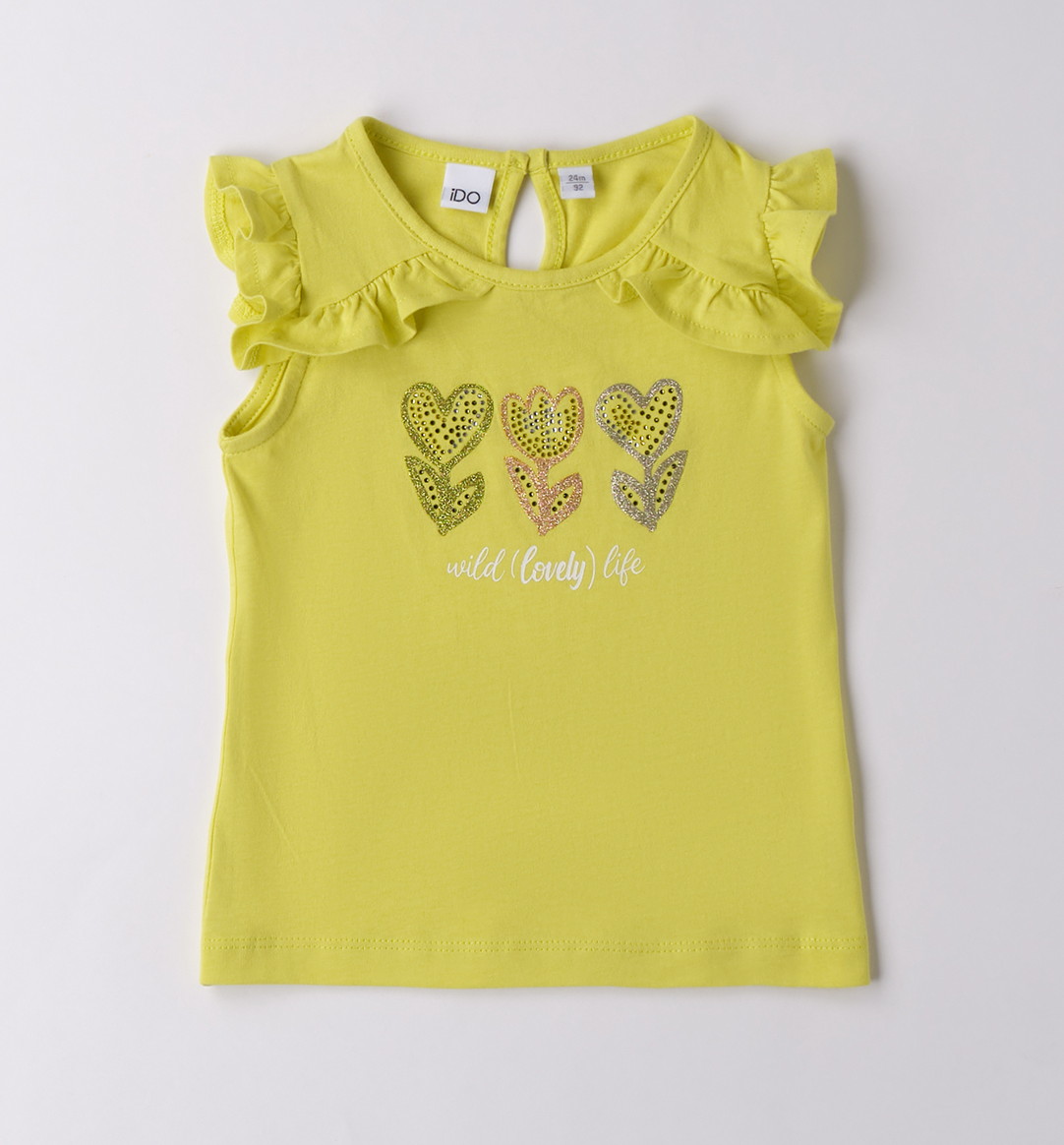 iDO – T-shirt bimba cotone mezza manica