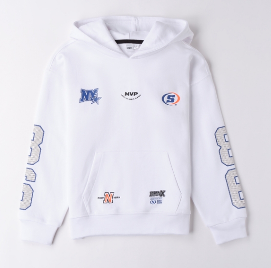 iDO – Felpa ragazzino primaverile in felpa garzata leggera