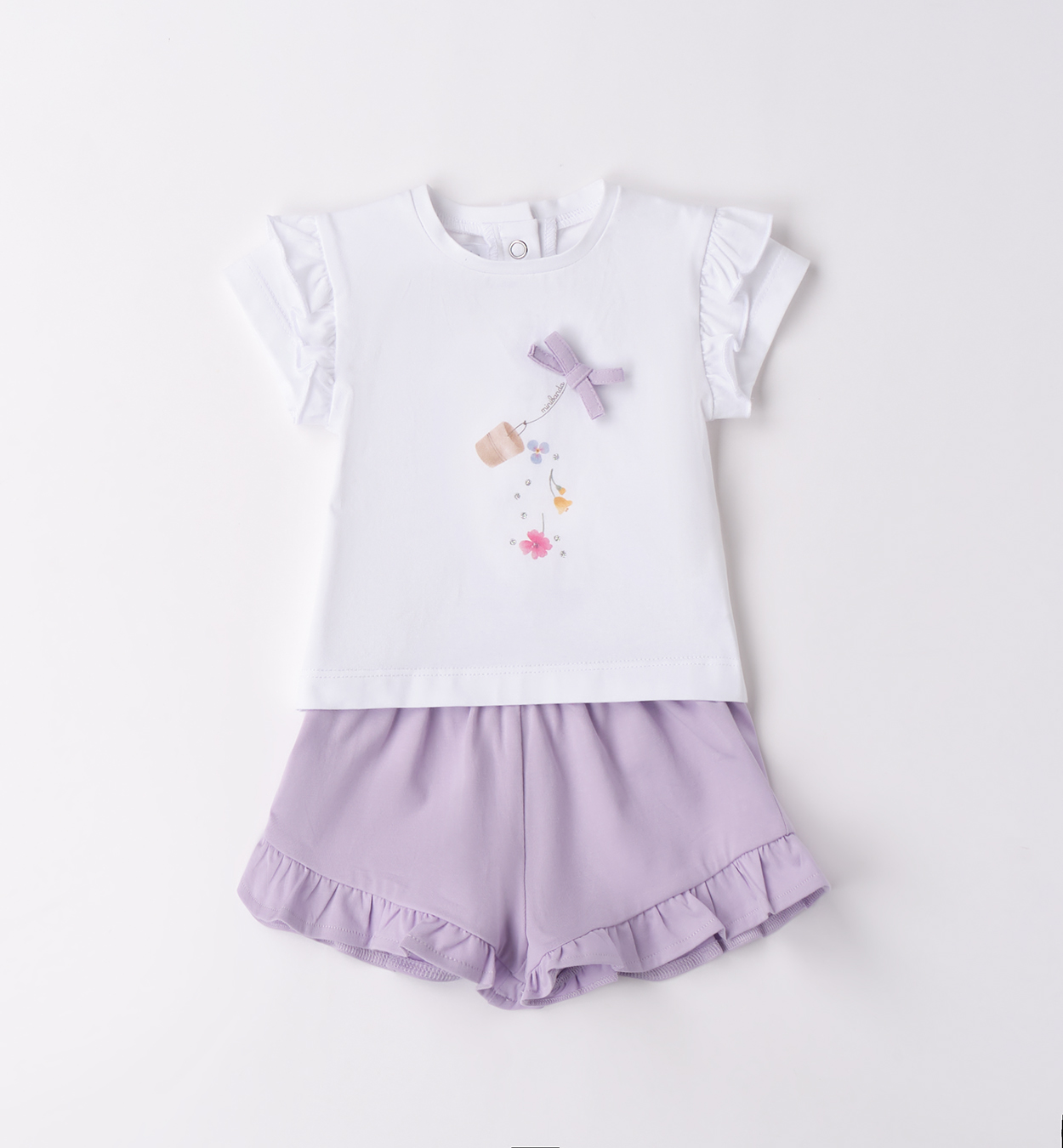 Minibanda – Completo baby femmina estivo in cotone