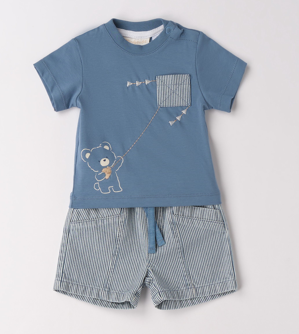 Minibanda – Completo baby maschio estivo in cotone