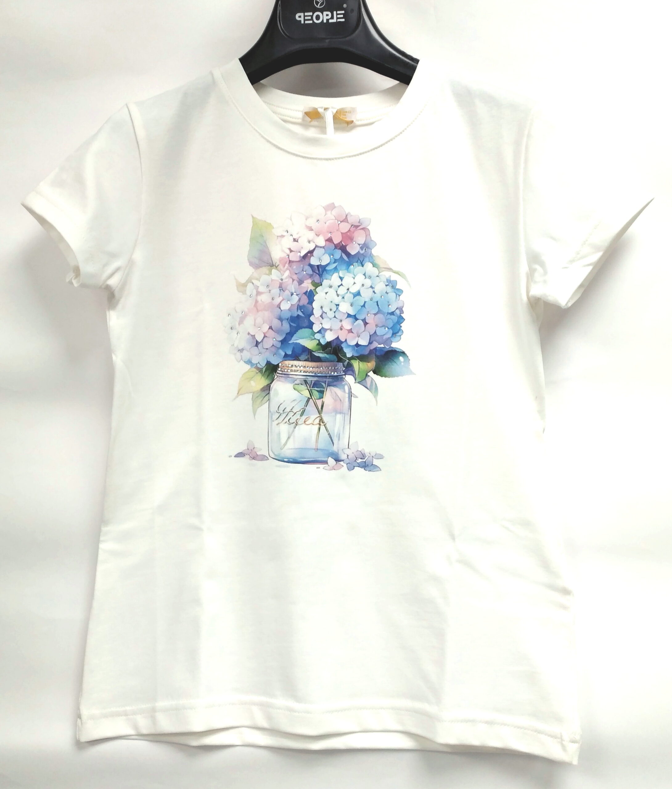 People – T-shirt ragazzina cotone mezza manica