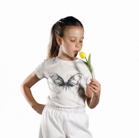 People – T-shirt ragazzina cotone mezza manica