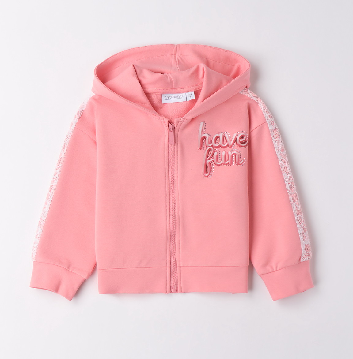 Sarabanda – Felpa bimba in felpa garzata primaverile