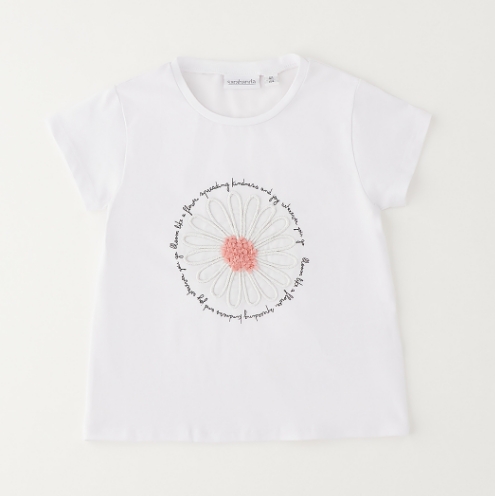 Sarabanda – T-shirt bimba cotone mezza manica