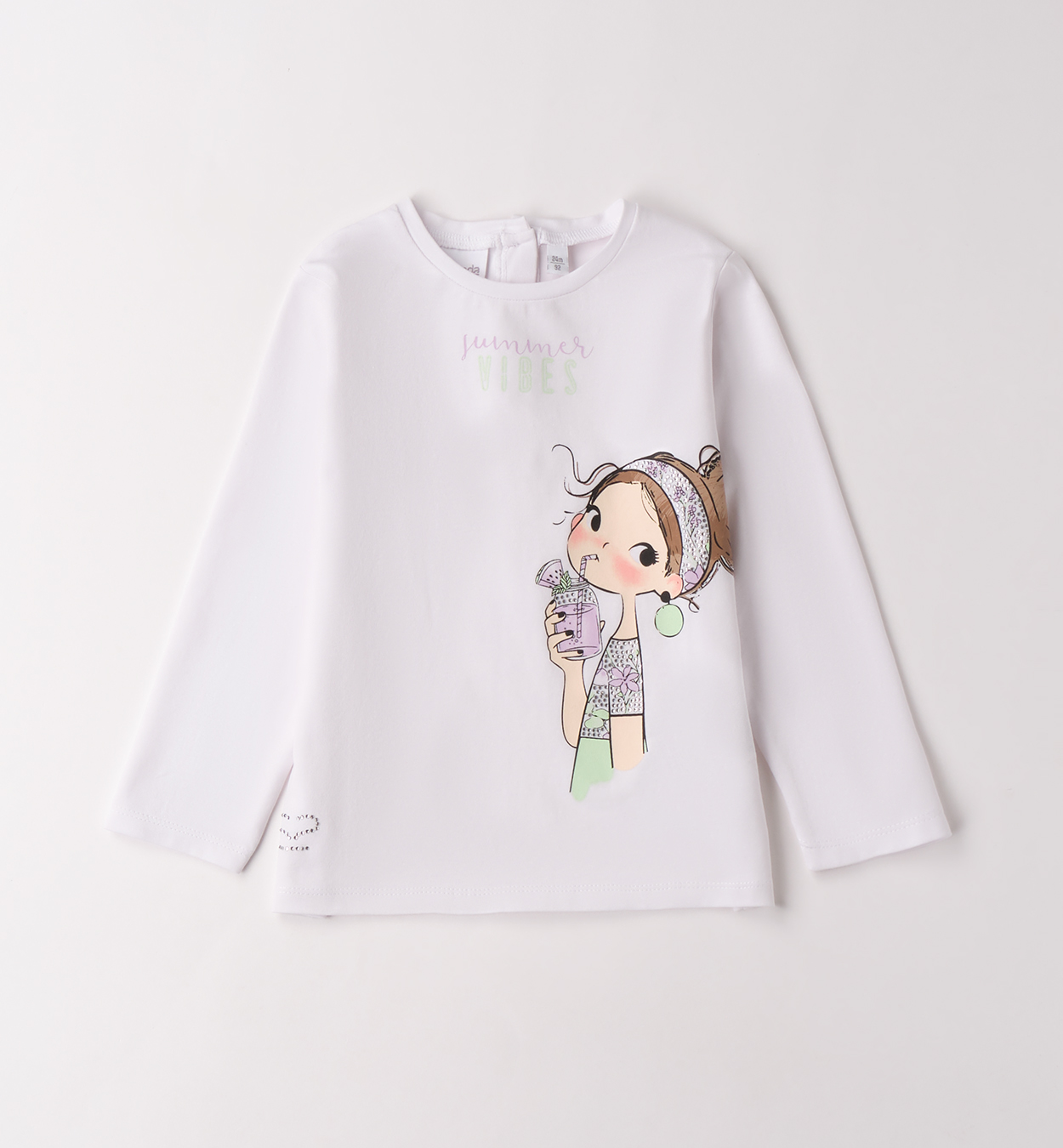 Sarabanda – T-shirt bimba cotone manica lunga