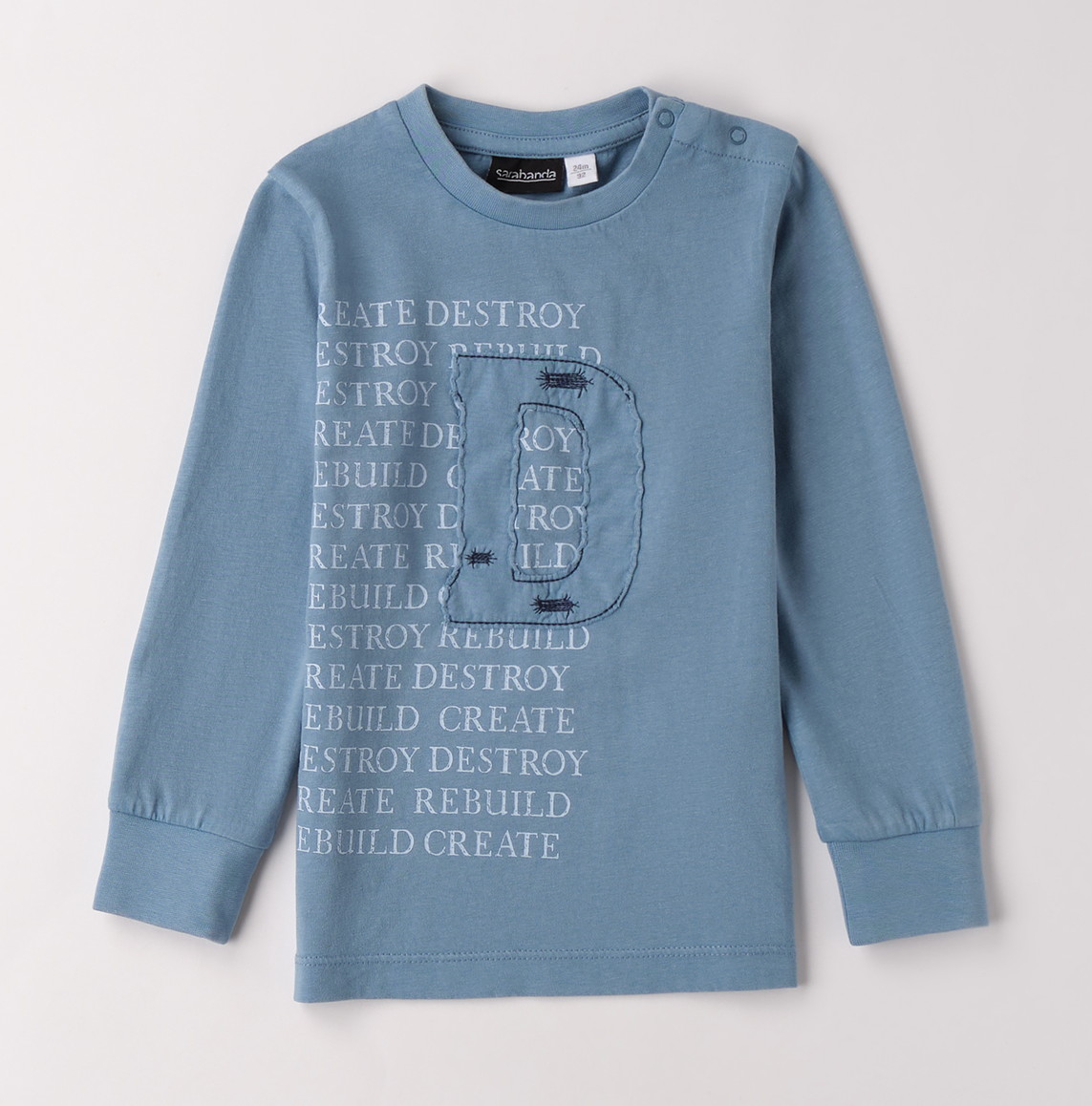 Sarabanda – T-shirt bimbo cotone manica lunga