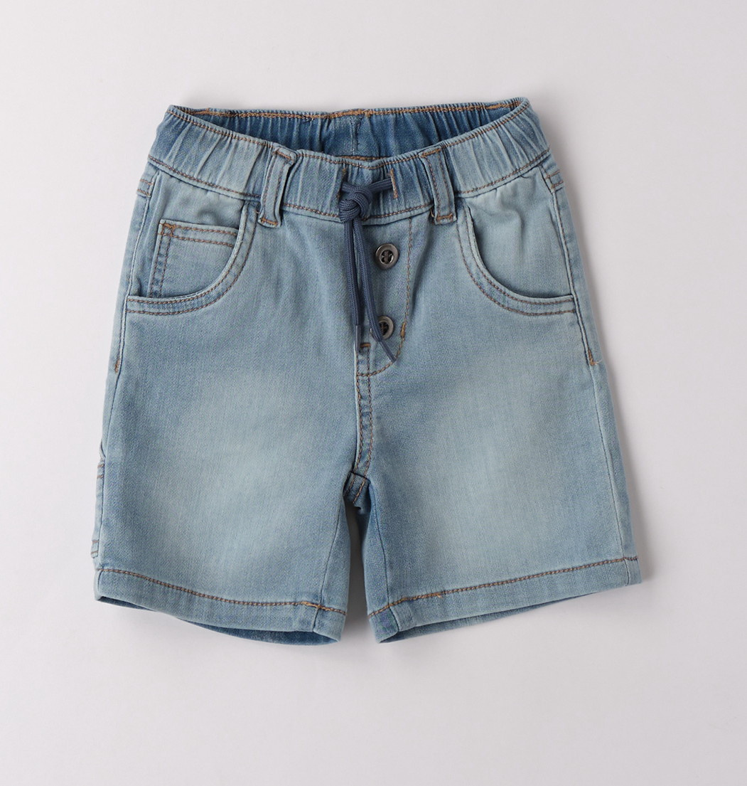 Sarabanda – Pantalone corto bimbo jeans con coulisse