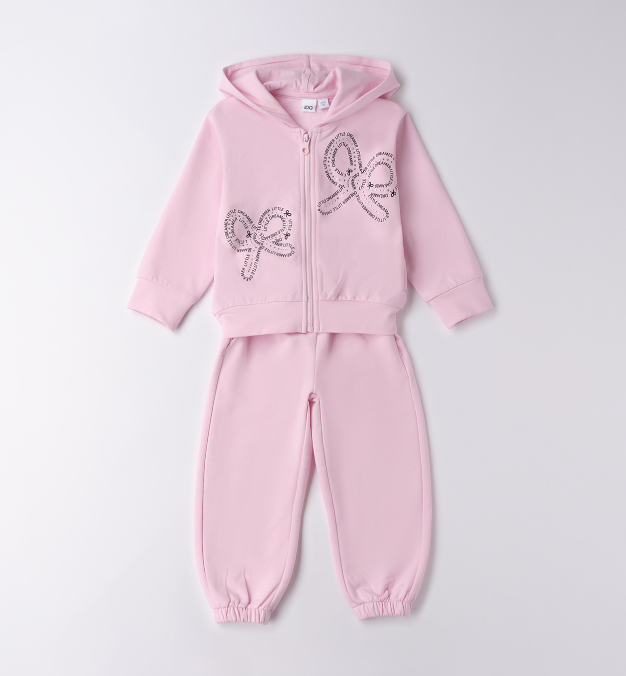 iDO – Tuta bimba primaverile in felpa garzata leggera