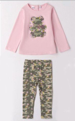 iDO – Completo bimba primaverile in cotone