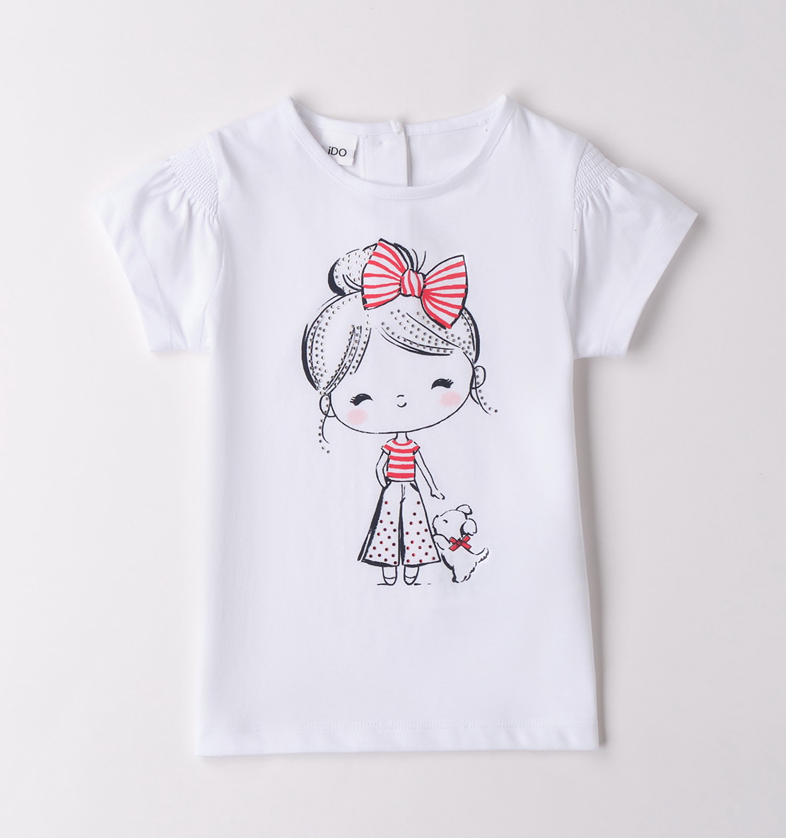 iDO – T-shirt bimba cotone mezza manica