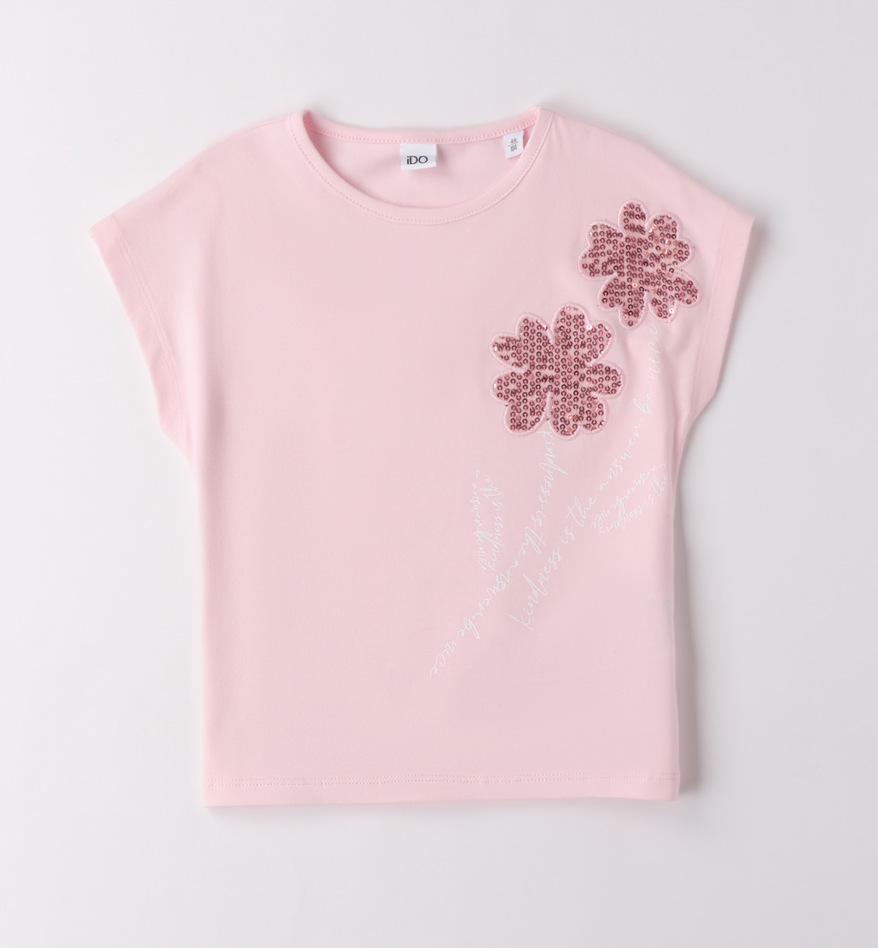 iDO – T-shirt bimba cotone mezza manica