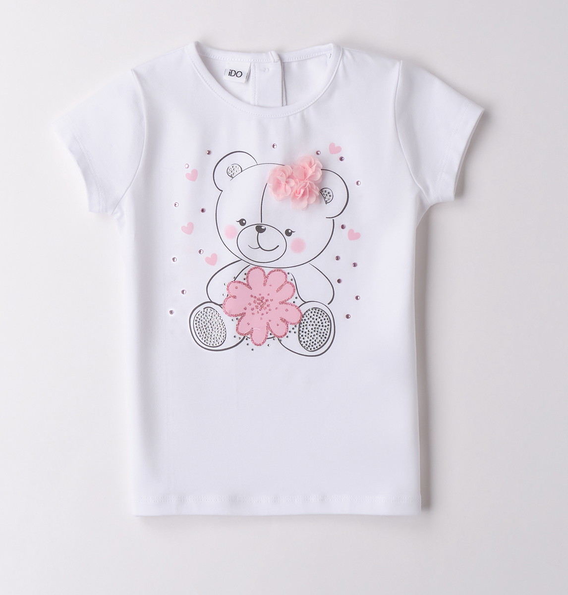 iDO – T-shirt bimba cotone mezza manica