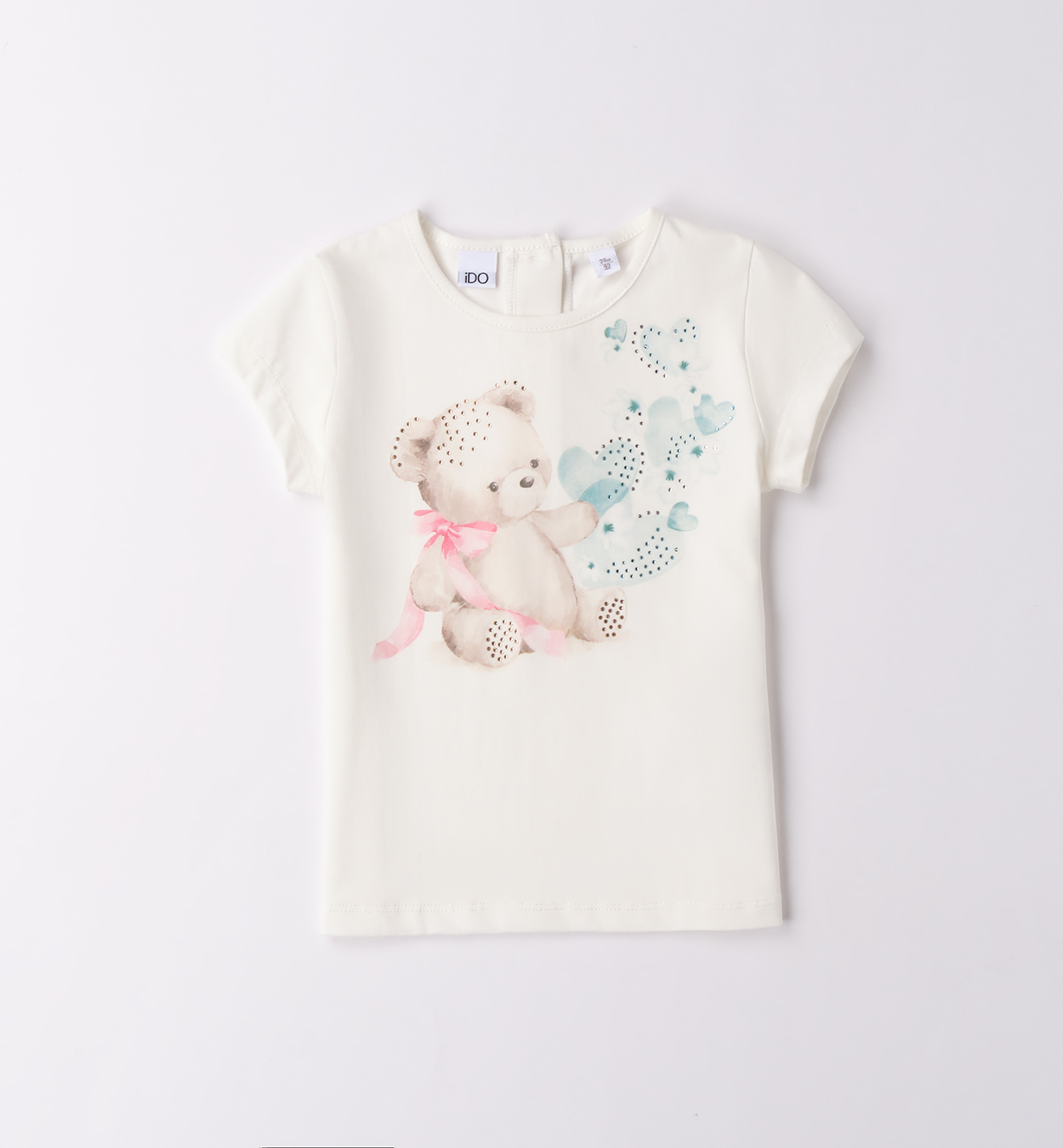 iDO – T-shirt bimba cotone mezza manica