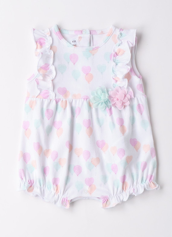 Minibanda – Pagliaccetto neonata in cotone