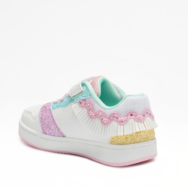 Lelli Kelly – Tennis bimba con velcro modello “Frangetta mix” con luci - immagine 3