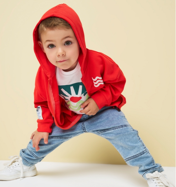 Sarabanda – Jeans bambino in maglia denim